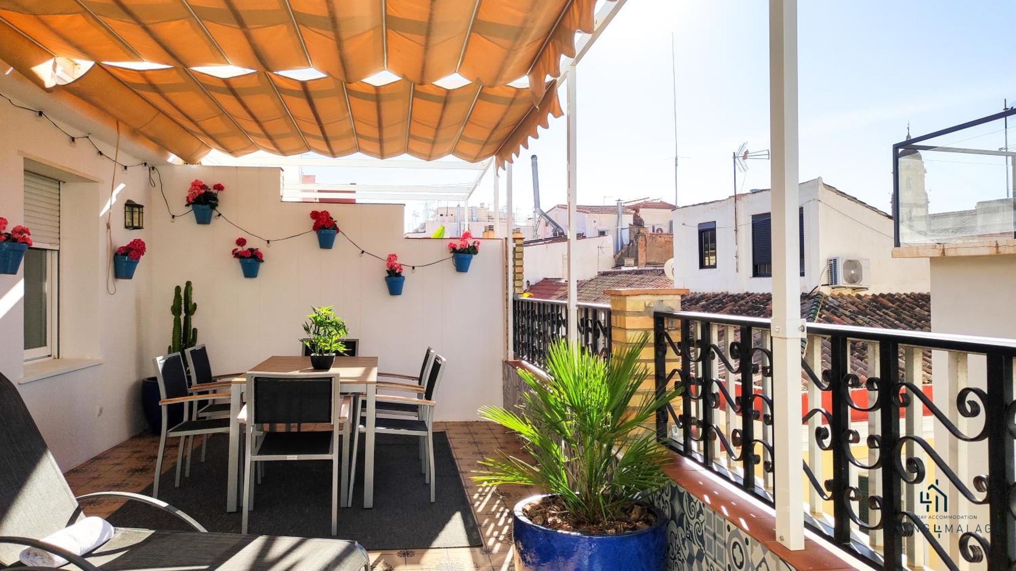 Apartamento Living4Malaga Sun&Terrace Penthouse Exterior foto